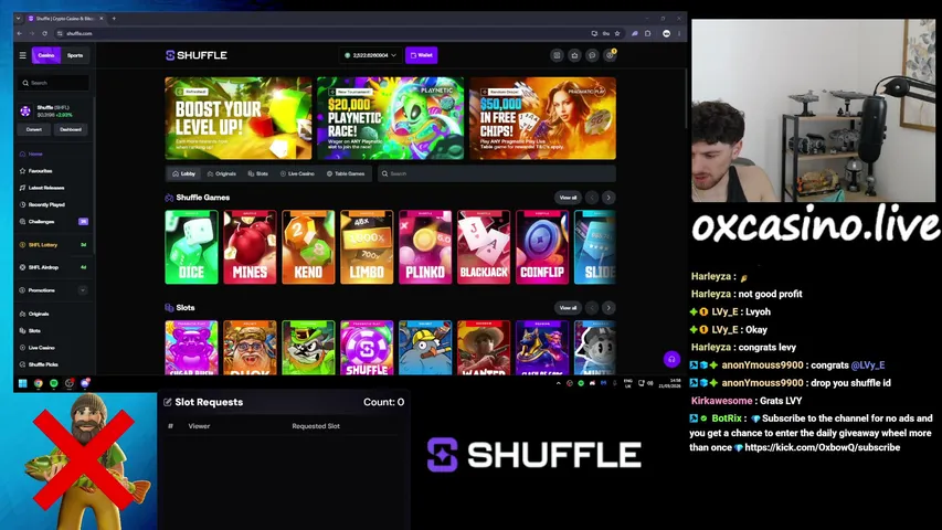 oxbowq playing Slots & Casino - Live Casino Stream