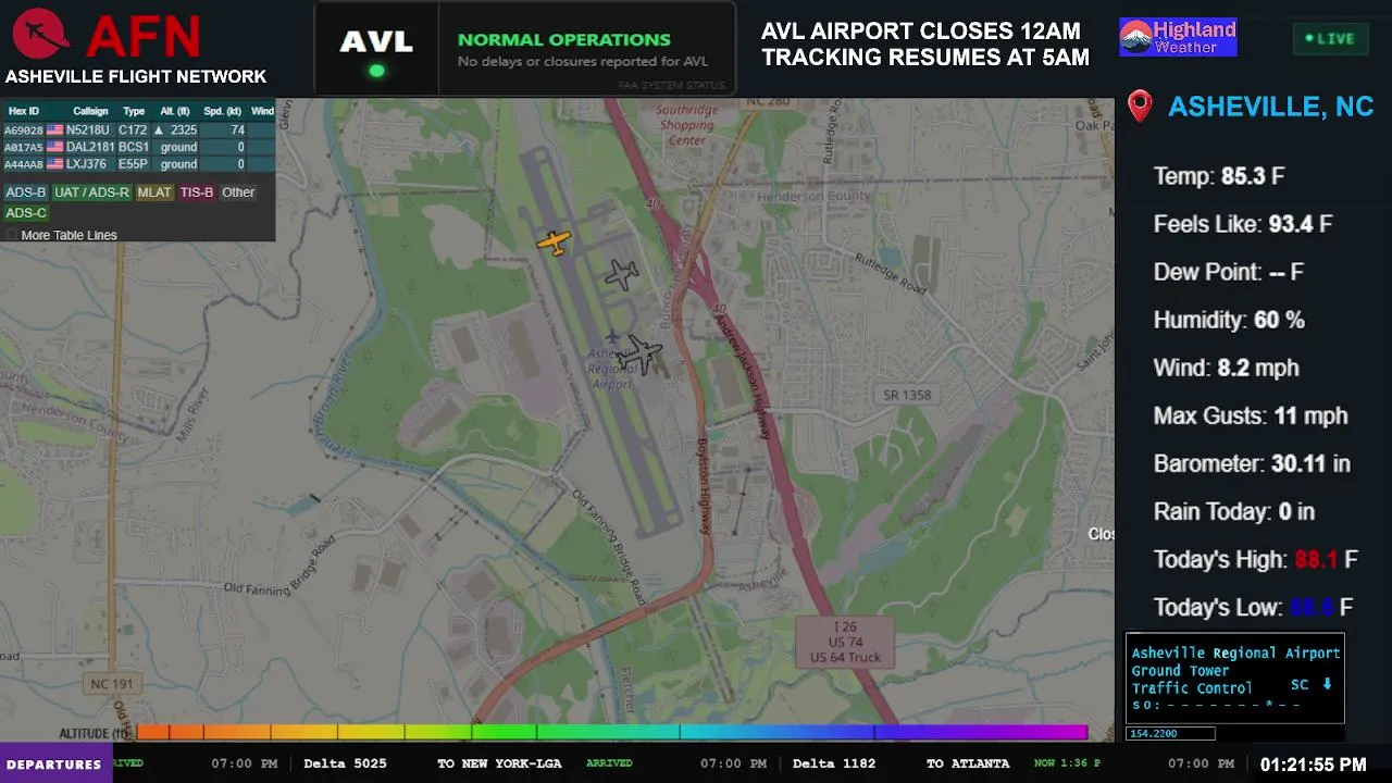 ashevilleflightnetwork live
