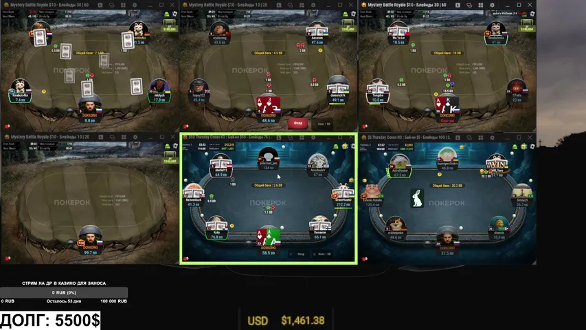 DOKKORKI playing Poker - Live Casino Stream
