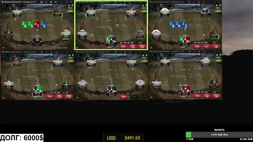 DOKKORKI playing Poker - Live Casino Stream