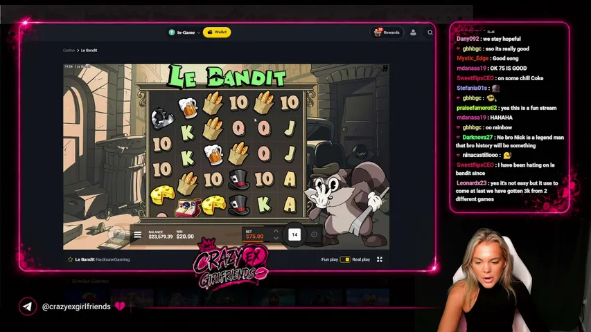 crazyexgirlfriends playing Slots & Casino - Live Casino Stream