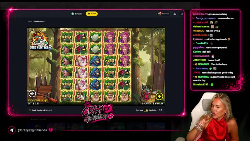 crazyexgirlfriends playing Slots & Casino - Live Casino Stream
