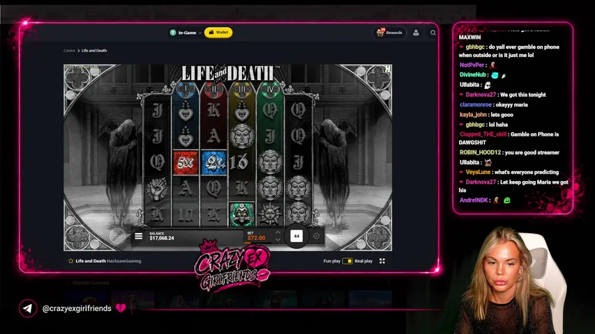 crazyexgirlfriends playing Slots & Casino - Live Casino Stream