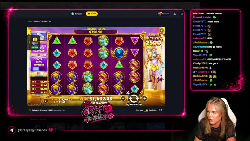 crazyexgirlfriends playing Slots & Casino - Live Casino Stream