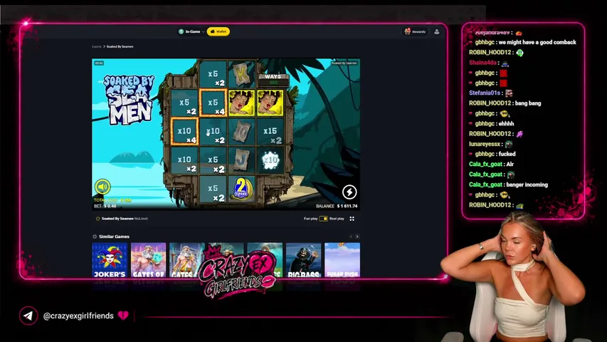 crazyexgirlfriends playing Slots & Casino - Live Casino Stream