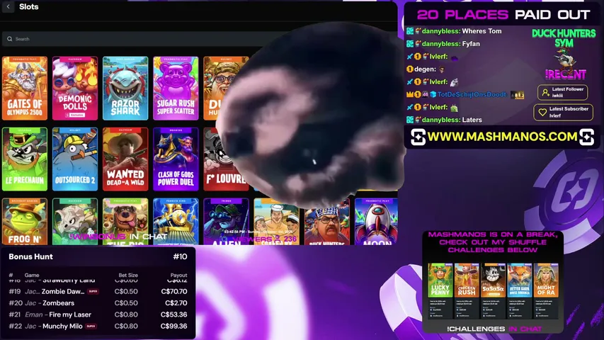 mashmanos playing Slots & Casino - Live Casino Stream