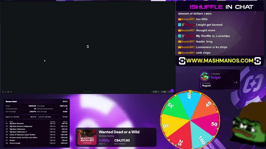 💥 Rukus Takeover $1k Bonus Hunt 💥 TYPE ! SHUFFLE IN CHAT to win a BONUS HUNT! 💥 www.mashmanos.com 💥