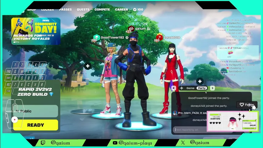 Fortnite - Live Broadcast - RTX 5060 Ti