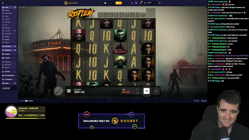 jarredcollects playing Slots & Casino - Live Casino Stream
