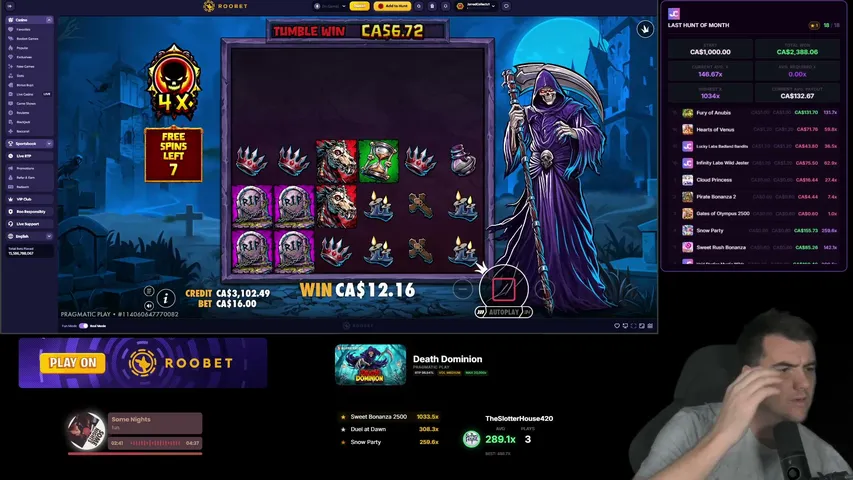jarredcollects playing Slots & Casino - Live Casino Stream
