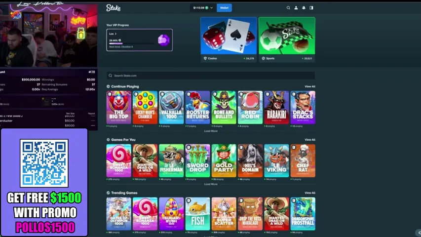 ilospoiloostv playing Slots & Casino - Live Casino Stream