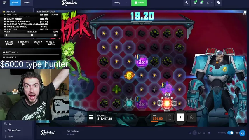 kyle6233 playing Slots & Casino - Live Casino Stream