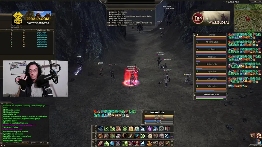 necronixia Lineage 2 stream image