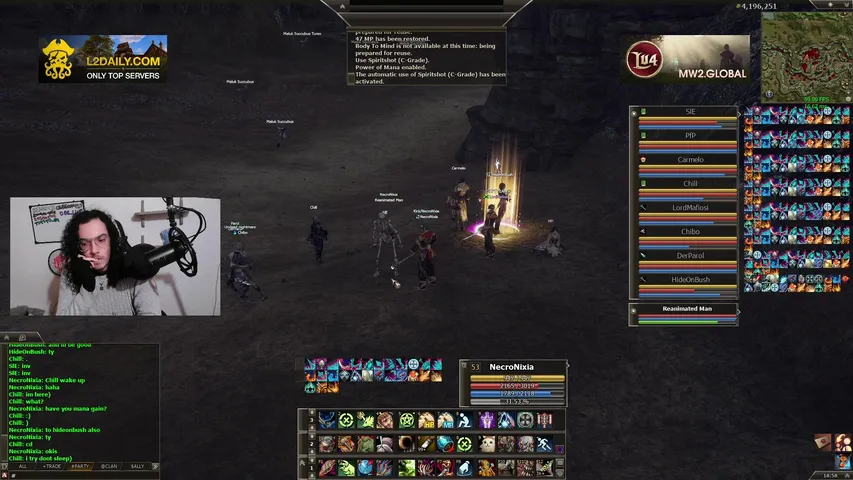 necronixia Lineage 2 stream image