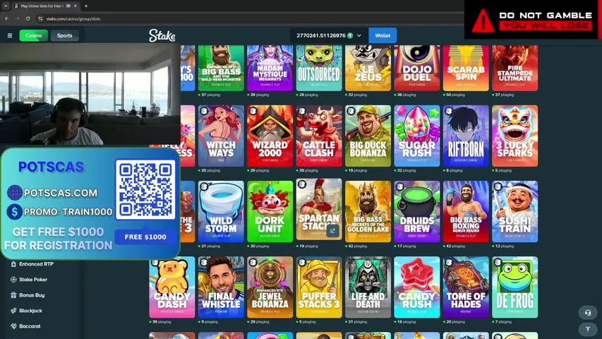 trainwrecksteh playing Slots & Casino - Live Casino Stream