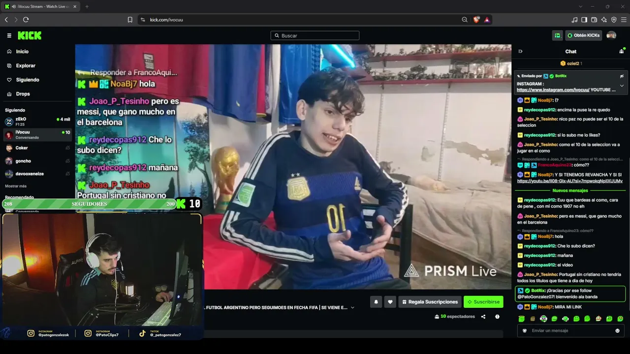 PatoGonzalez07 live
