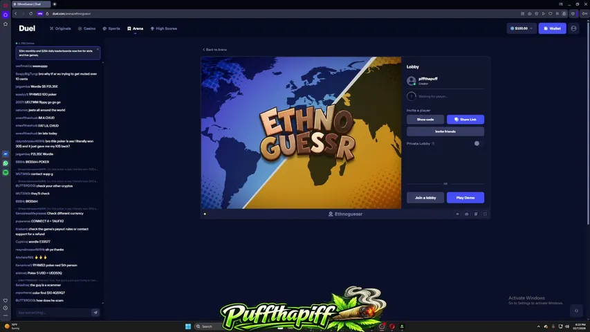 puffthapiff playing Slots & Casino - Live Casino Stream