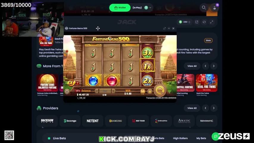 rayj playing Slots & Casino - Live Casino Stream