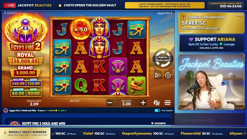 jackpot_beauties playing Slots & Casino - Live Casino Stream