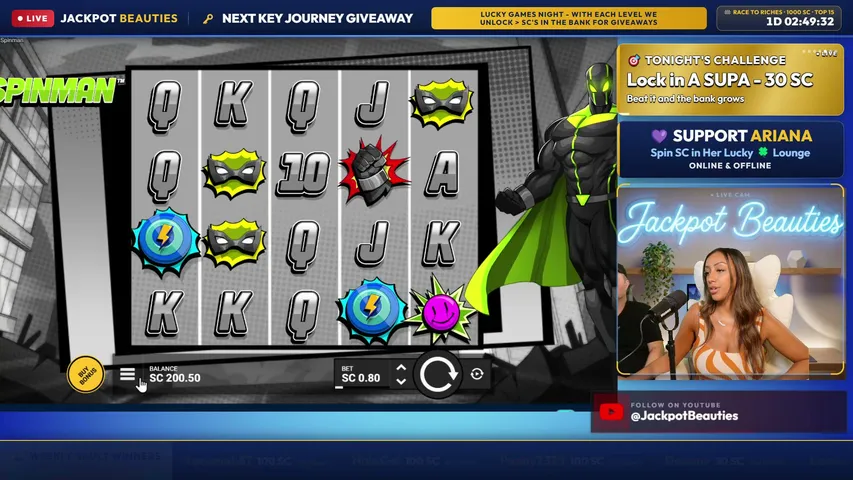 jackpot_beauties playing Slots & Casino - Live Casino Stream