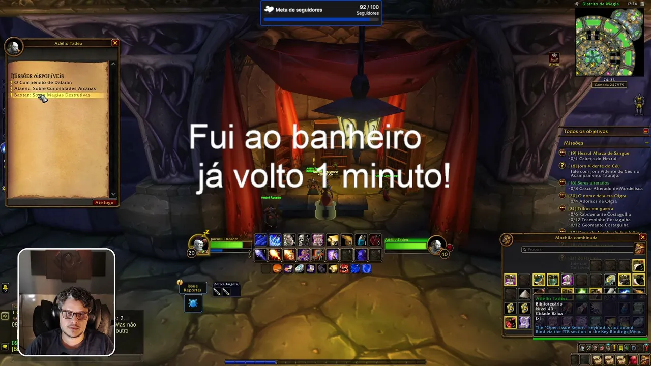 TESTANDO O BETA  DO WOW FOREVER  !xp | !discord | !lag