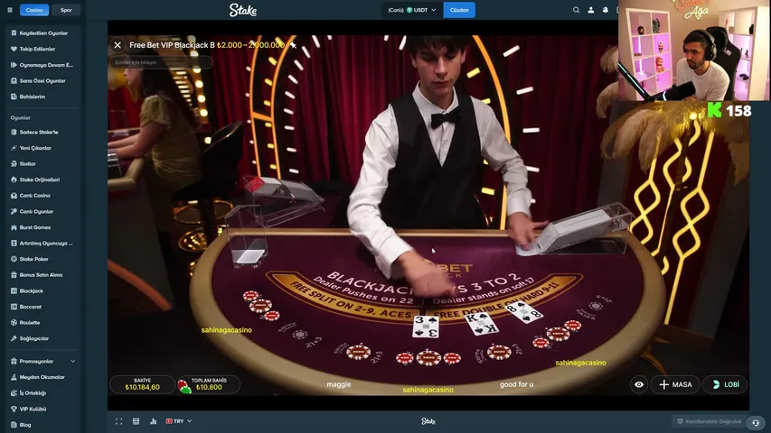 sahinagakick playing Slots & Casino - Live Casino Stream