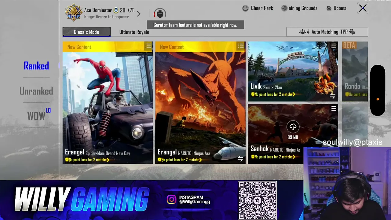 WillyGaming live