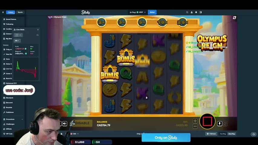 jonjiponji playing Slots & Casino - Live Casino Stream