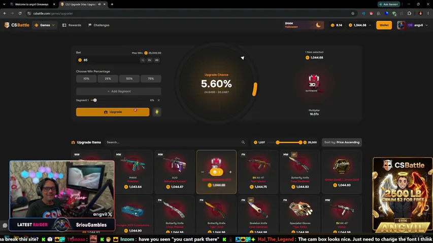 angvil playing Slots & Casino - Live Casino Stream