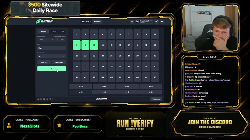 maccyb playing Slots & Casino - Live Casino Stream