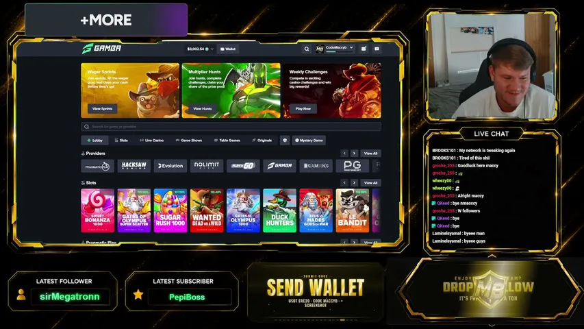 maccyb playing Slots & Casino - Live Casino Stream