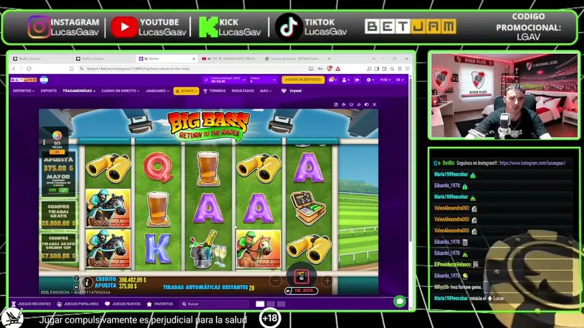 lucasgav playing Slots & Casino - Live Casino Stream