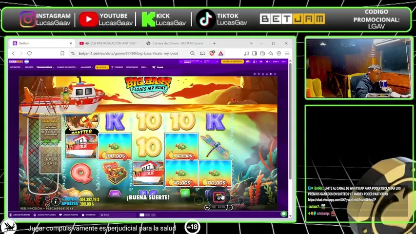 lucasgav playing Slots & Casino - Live Casino Stream