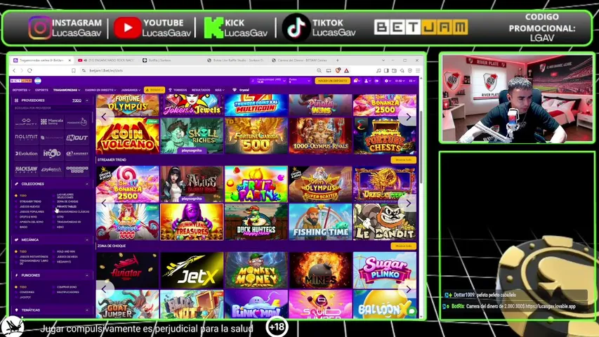 lucasgav playing Slots & Casino - Live Casino Stream