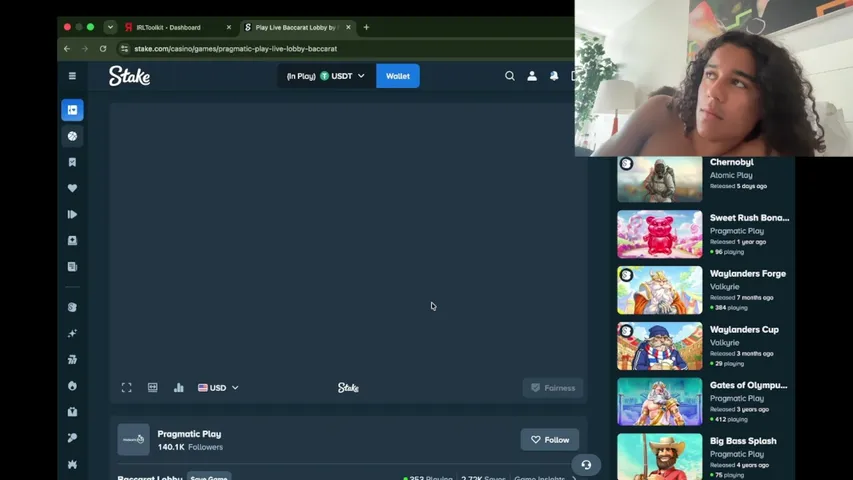 sonnyreeves playing Slots & Casino - Live Casino Stream