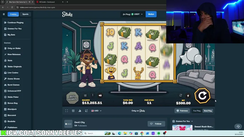 sonnyreeves live stream