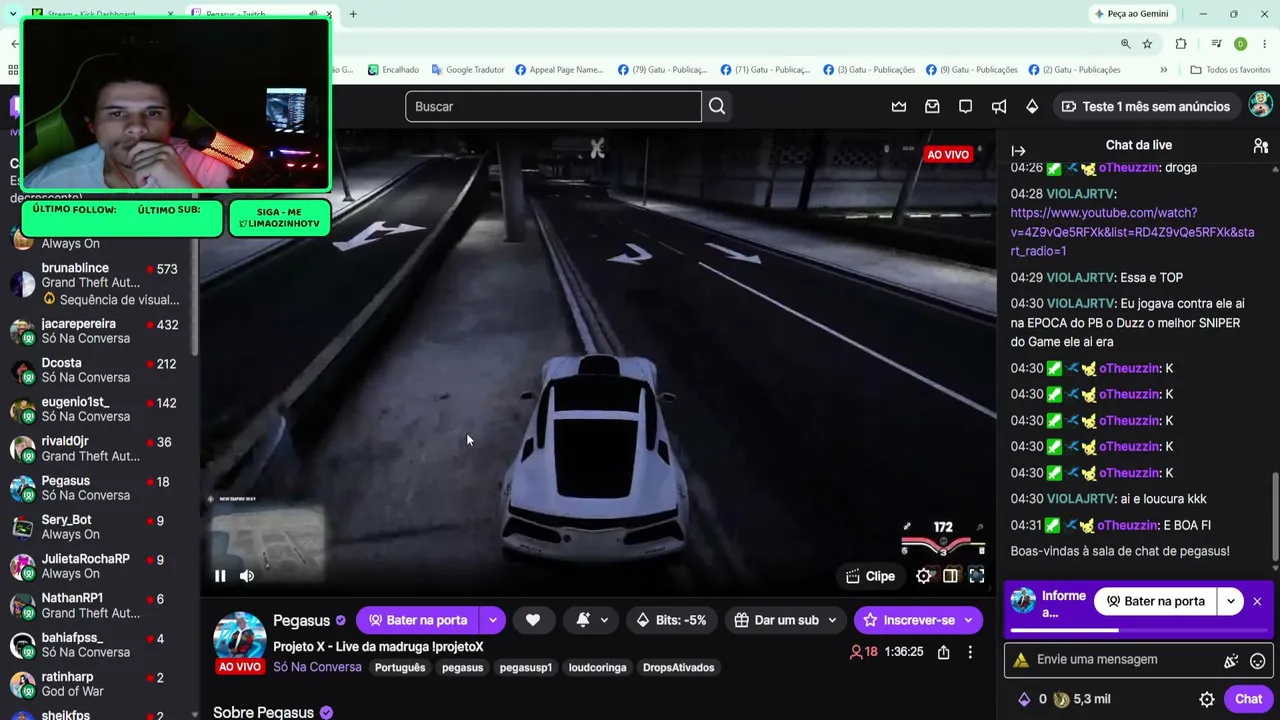 Limaozinho live stream