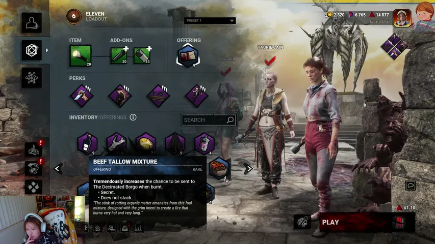 sunshinemelodyyy playing Dead By Daylight - Live Casino Stream