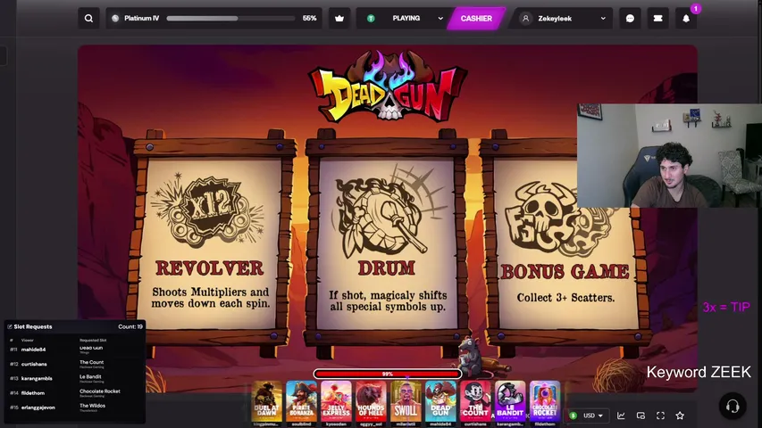 zekeyleek playing Slots & Casino - Live Casino Stream