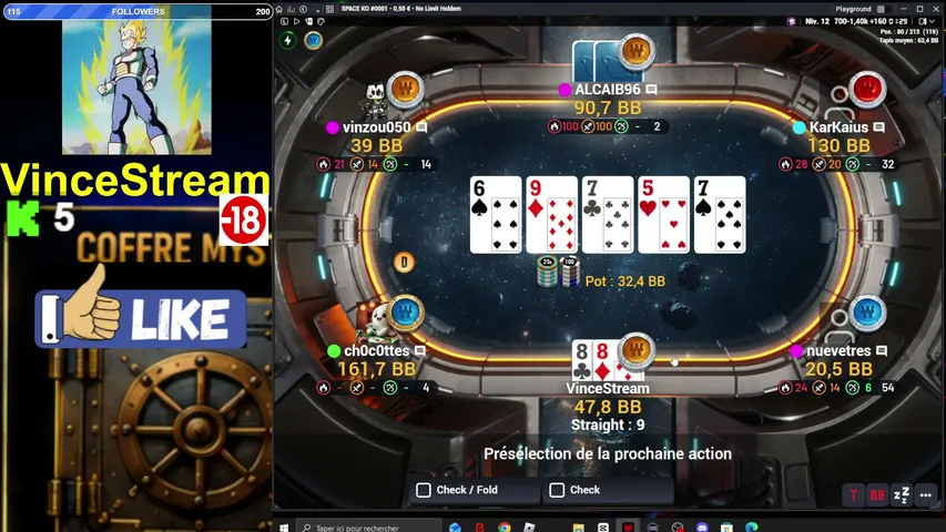 vincestreamm playing Card Games - Live Casino Stream