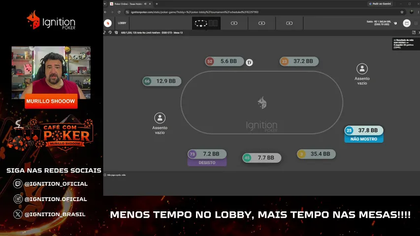 ignition-oficial playing Poker - Live Casino Stream