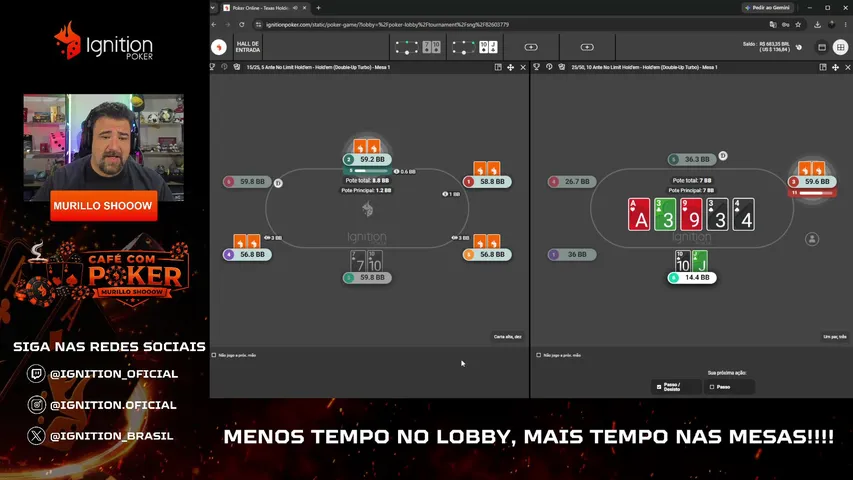 ignition-oficial playing Poker - Live Casino Stream