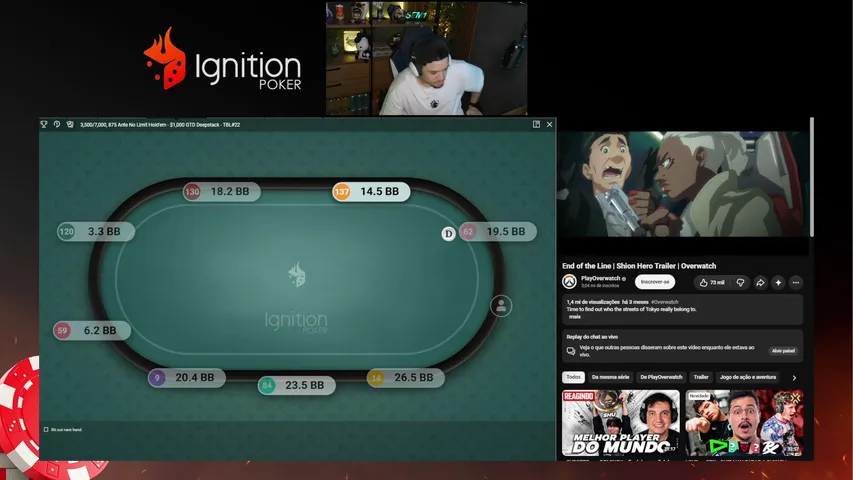 ignition-oficial playing Poker - Live Casino Stream