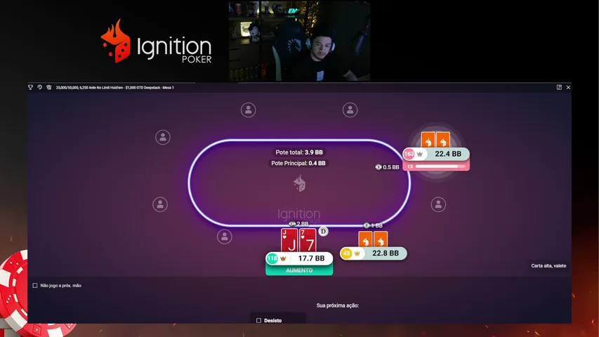 ignition-oficial playing Poker - Live Casino Stream