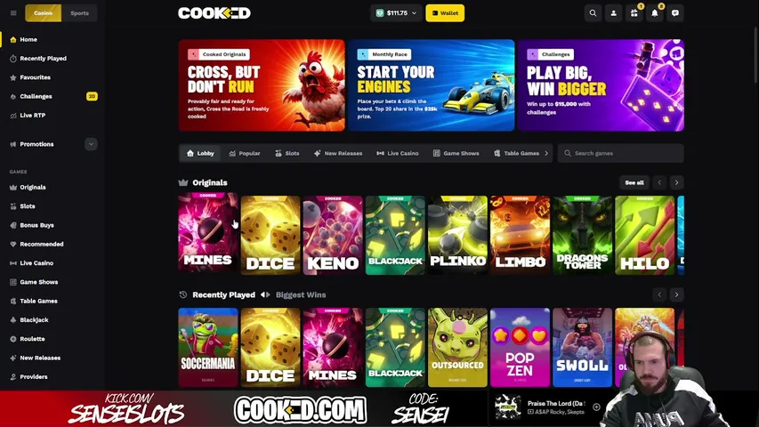 senseislots playing Slots & Casino - Live Casino Stream