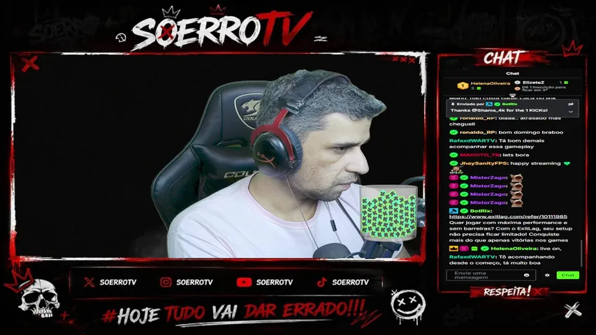 🚨 AGORA! 🎰 SoerroTV AO VIVO 💥 KICK PARTNER💥  🎲 !EXITLAG