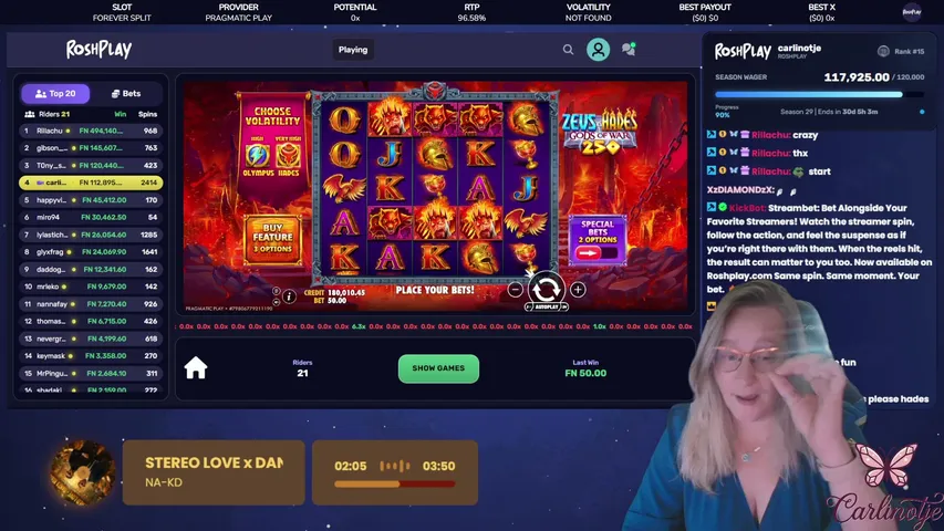 carlinotje playing Slots & Casino - Live Casino Stream