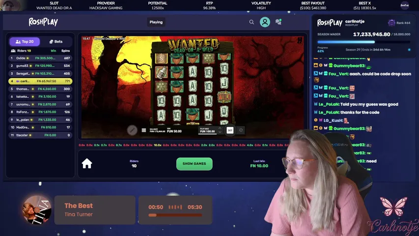 carlinotje playing Slots & Casino - Live Casino Stream