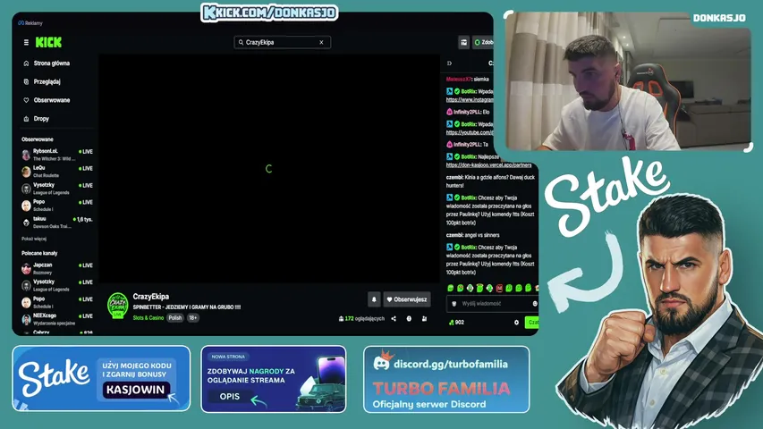 DonKasjo playing Slots & Casino - Live Casino Stream