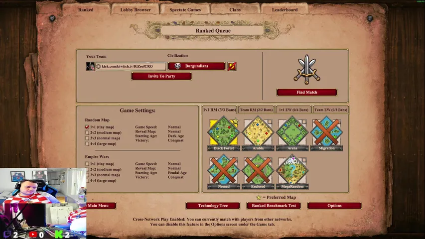 AoE II Ranked Road To 1200 ELO